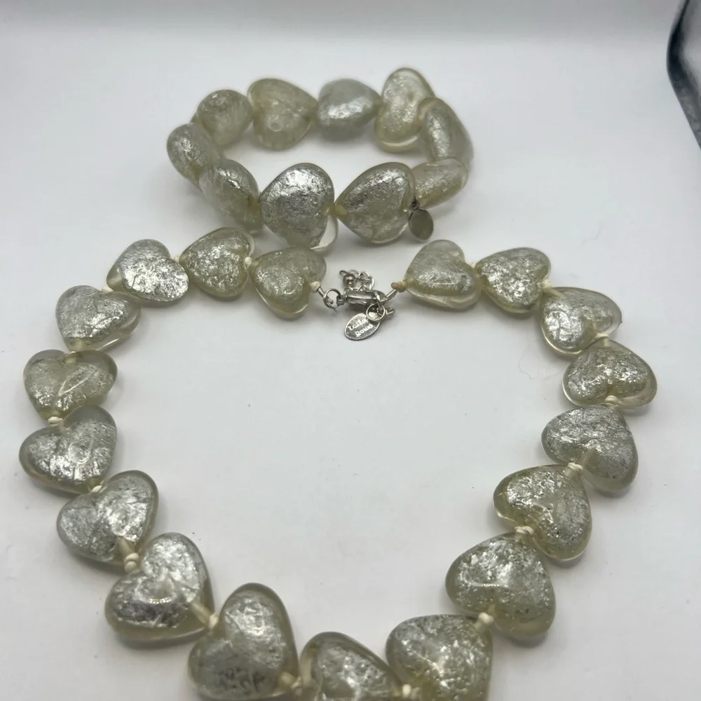 Laila Rowe heart shaped Necklace and Bracelet